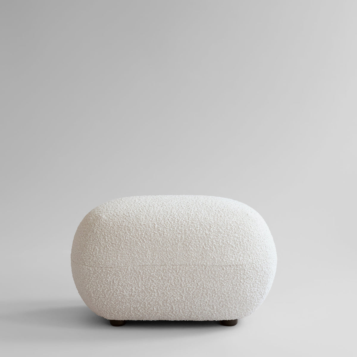 Toe Ottoman - Off White Bouclé by 101 Copenhagen
