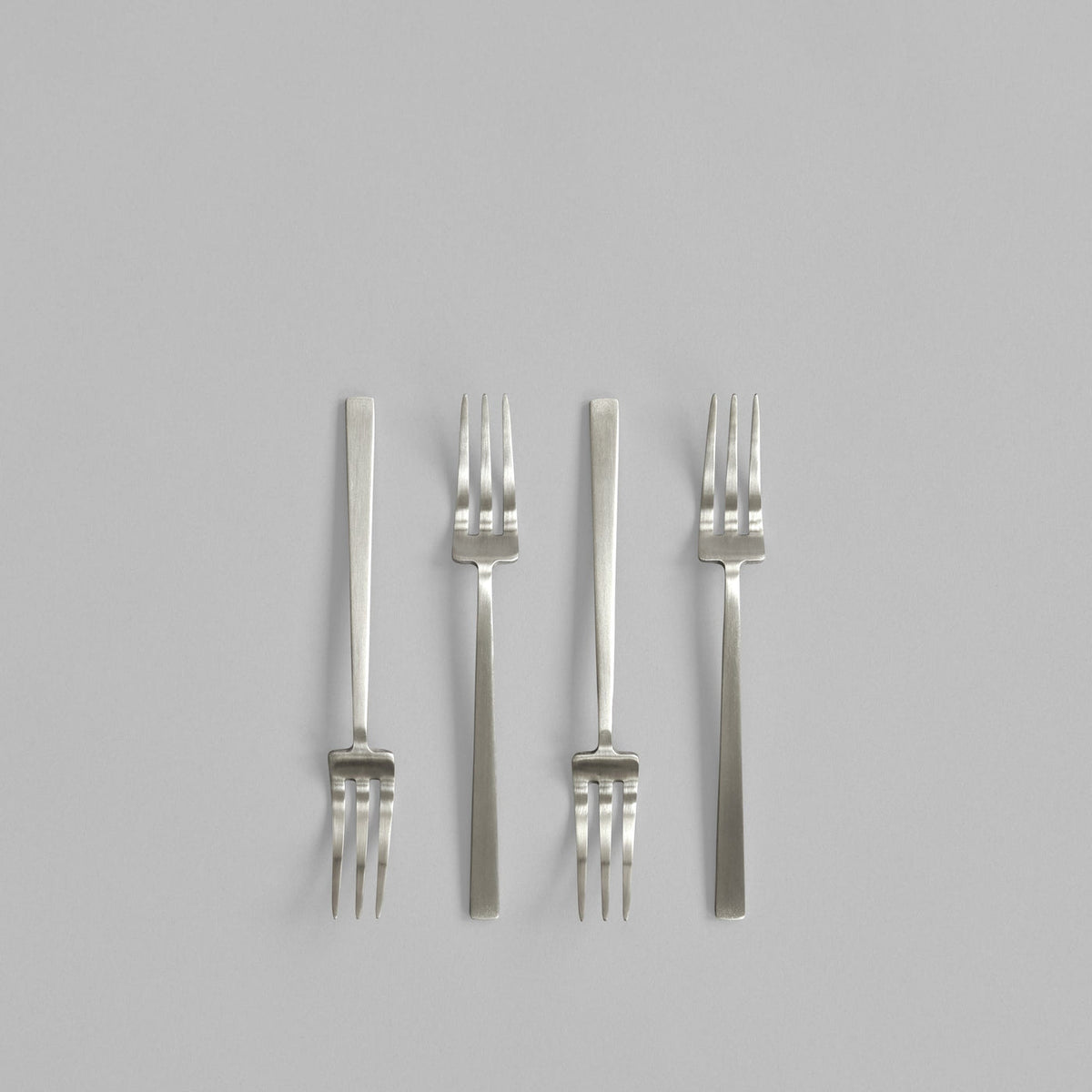 Kogei Dessert Fork - Brushed Steel by 101 Copenhagen