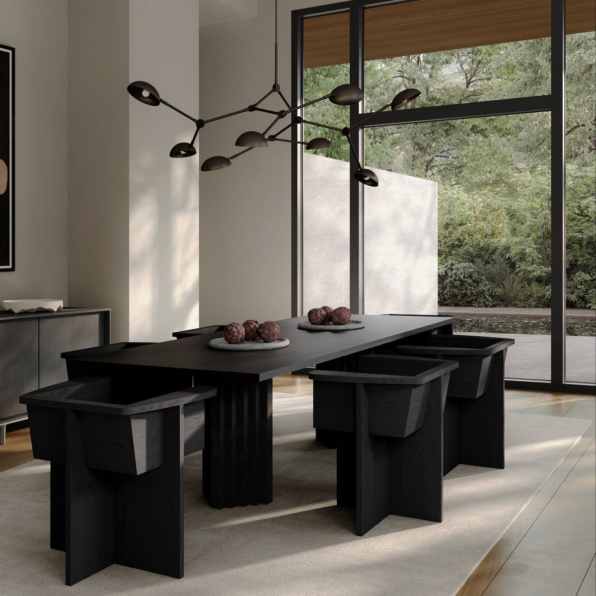 Brutus Dining Chair - Coffee Black Oak by 101 Copenhagen