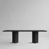 Arc Dining Table 8', Coffee Black Oak by 101 Copenhagen