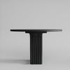 Arc Dining Table 47"Ø, Coffee Black Oak by 101 Copenhagen