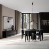 Arc Dining Table 47"Ø, Coffee Black Oak by 101 Copenhagen