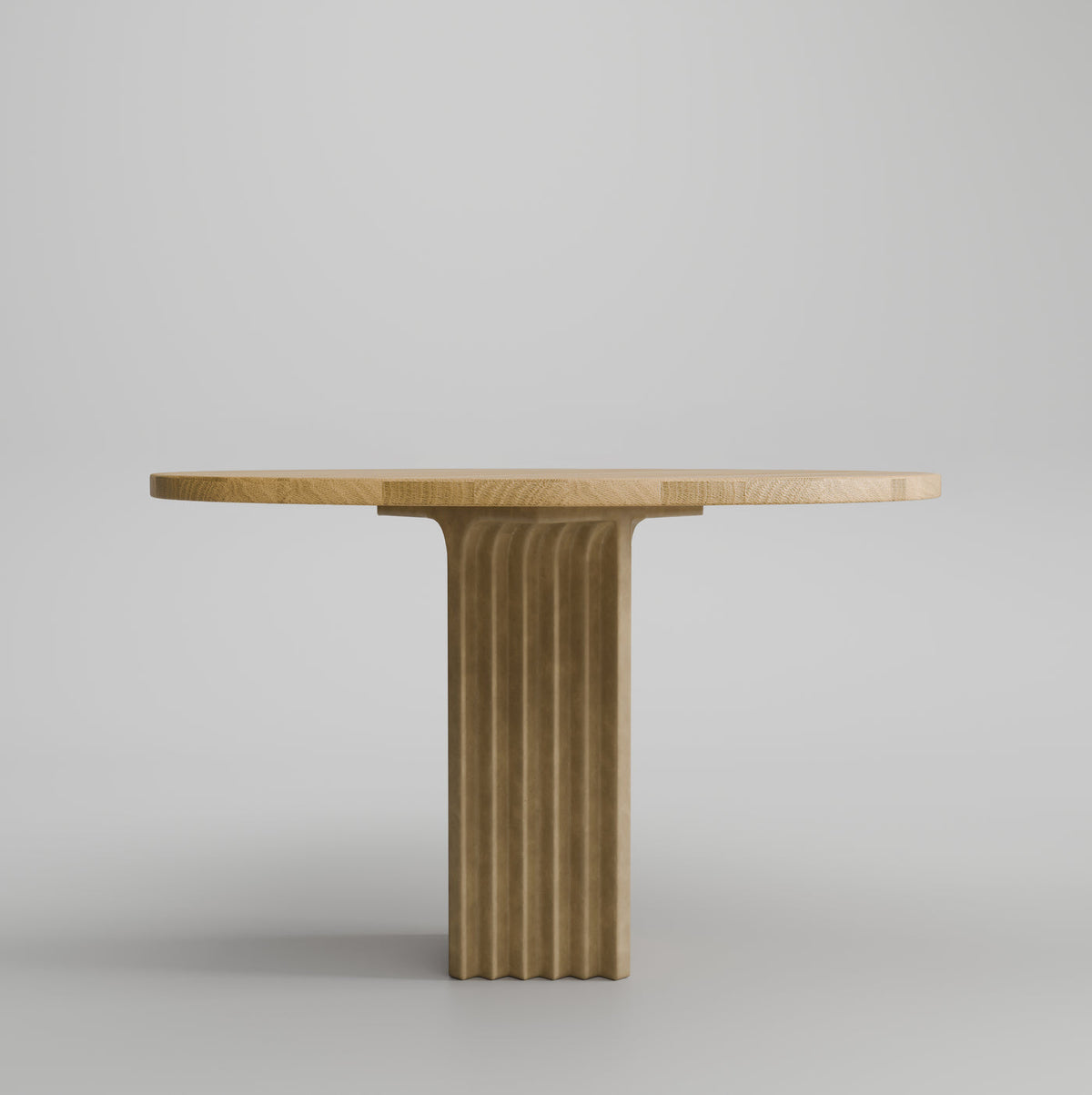 Arc Dining Table 47"Ø, Natural Oak by 101 Copenhagen