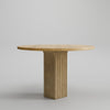 Arc Dining Table 47"Ø, Natural Oak by 101 Copenhagen