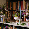 Eva flowerpot by Bjørn Wiinblad, decorative ceramic accessory featuring colorful floral designs and artistic detailing.