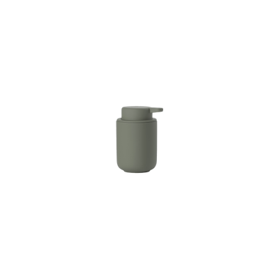 Ume soap dispenser by Zone Denmark, modern accessories in sleek design, featuring a white pump and minimalist style.