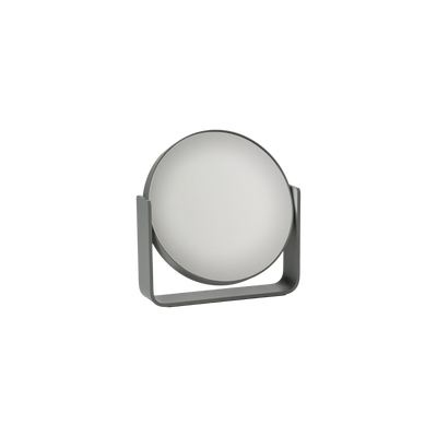Ume Table Mirror by Zone Denmark, compact accessories with a sleek, modern design, featuring a round mirror on a sturdy stand.