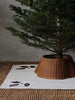 Oak Christmas Tree Blanket - Square by Ferm Living
