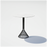 Black 30-inch Bistro Table by Bend Goods with a modern, minimalist design suitable for indoor or outdoor use.