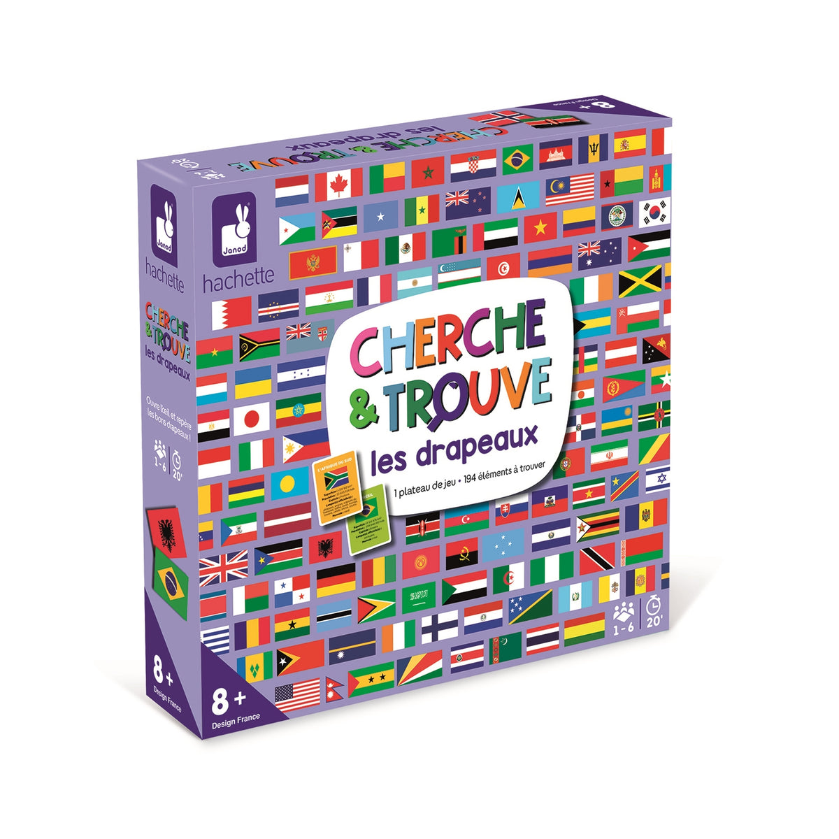 Cherche Et Trouve Drapeaux Game by Janod