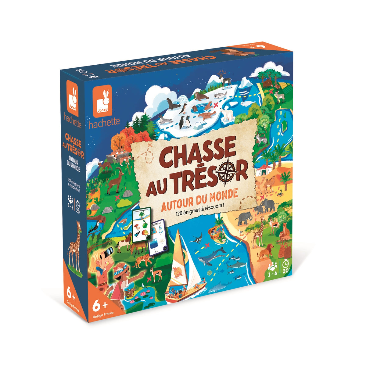 Cherche Et Trouve Autour Du Monde Game by Janod