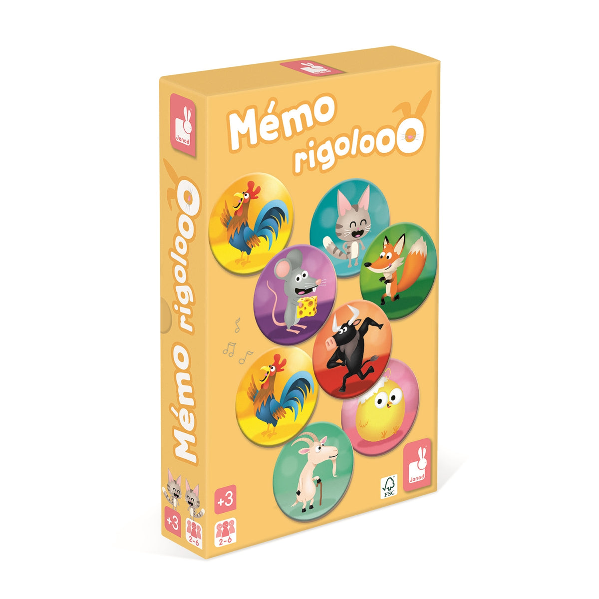 Memo Rigolooo Game by Janod