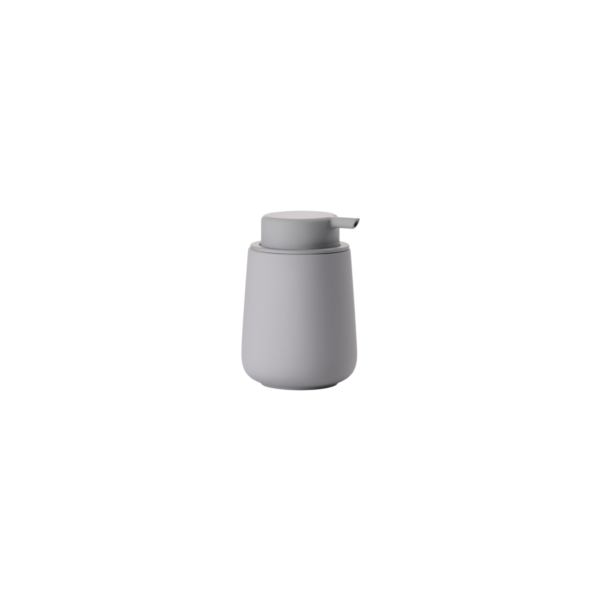 Nova One soap dispenser by Zone Denmark, sleek modern bathroom accessories with a minimalist white finish.