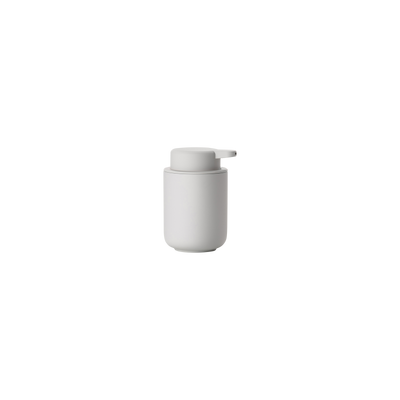 Ume soap dispenser by Zone Denmark, modern accessories with a sleek design, shown in a close-up image.