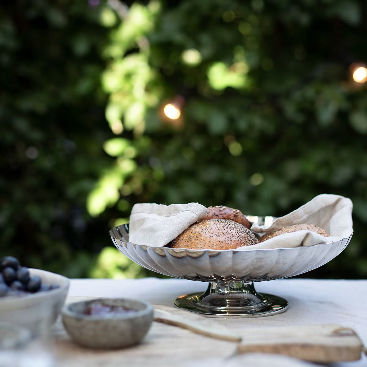 Bernadotte Dish on Stand by Georg Jensen