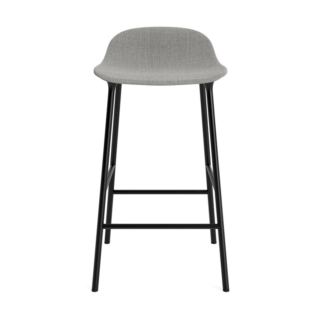 Form Barstool 65 cm Full Upholstery Steel by Normann Copenhagen