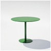 Round Bend Goods pedestal cafe table with sleek design, featuring a sturdy base and smooth tabletop for stylish dining or coffee space.