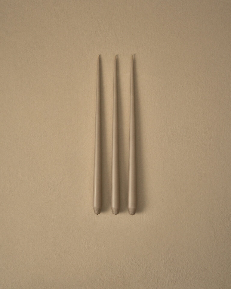 Large Taper Candles by STOFF Nagel