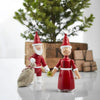 Kay Bojesen Christmas Santa Claus accessory in red and white, height 7.7 inches, with detailed festive design.