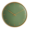 Arne Jacobsen City Hall Wall Clock with minimalist design, round face, black hour markers, and sleek metal frame.
