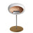 Le Feu Steel Low Dome - White by Le Feu