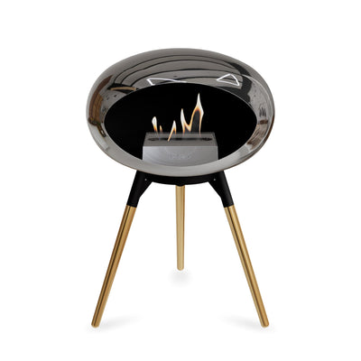 Le Feu Ground Low Dome - Chromed Silver by Le Feu