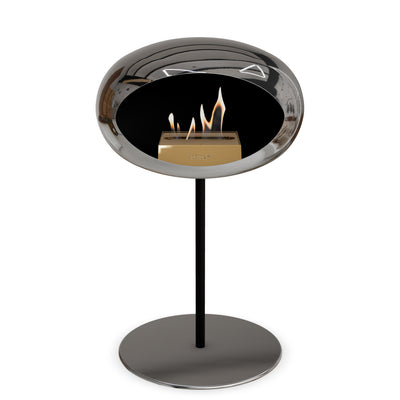 Le Feu Steel Low Dome - Chromed Silver by Le Feu