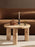 Ferm Living Post Coffee Table with sleek wooden surface and minimalist design, perfect for modern living spaces