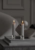 Silver plated Bijou Candle Holder by Skultuna, elegant accessories piece with a sleek, modern design for decorative use.