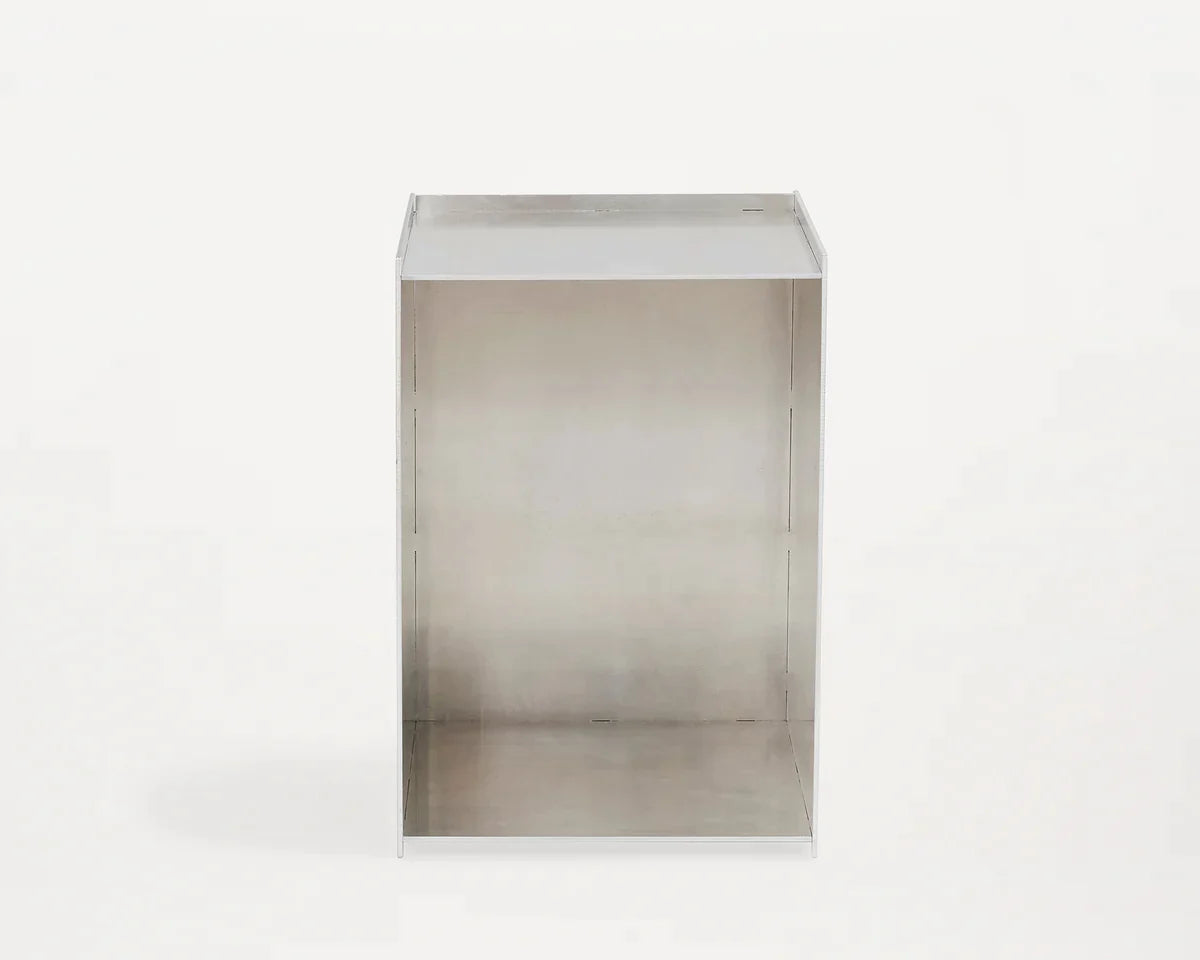 Rivet Box Table | Aluminum by Frama