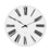 Roman Wall Clock by Arne Jacobsen, minimalist accessories with a sleek design, featuring Roman numerals on a modern wall clock.