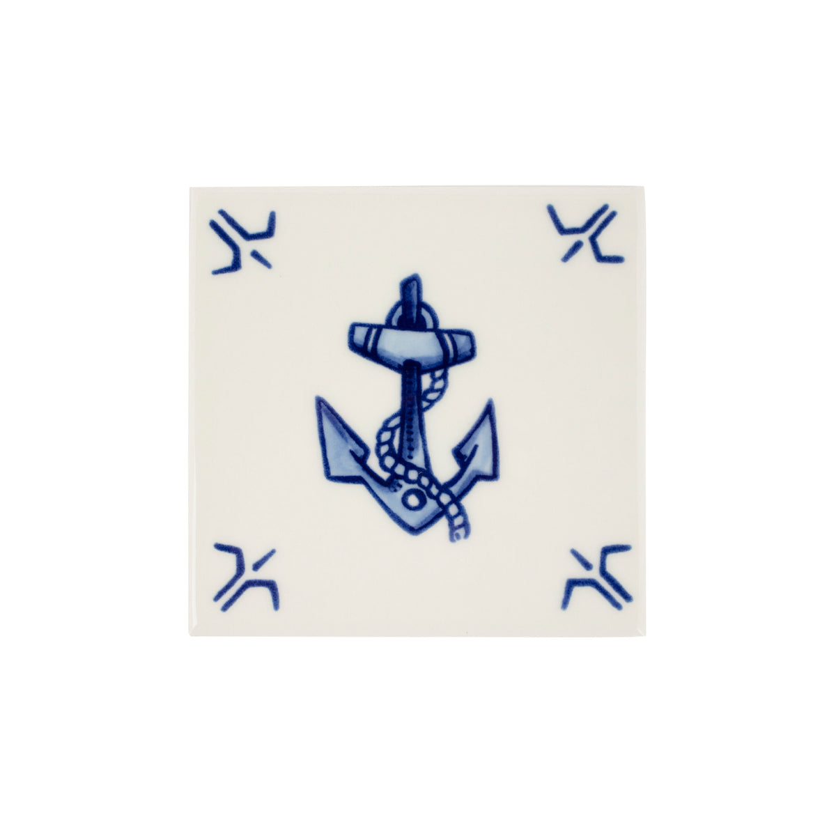 Hope Tile - Schiffmacher Royal Blue Tattoo by Royal Delft