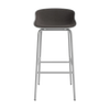 Hyg Barstool 75 cm Front Upholstery Steel by Normann Copenhagen