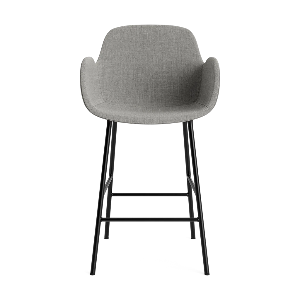 Form Bar Armchair 65 cm Full Upholstery Steel by Normann Copenhagen