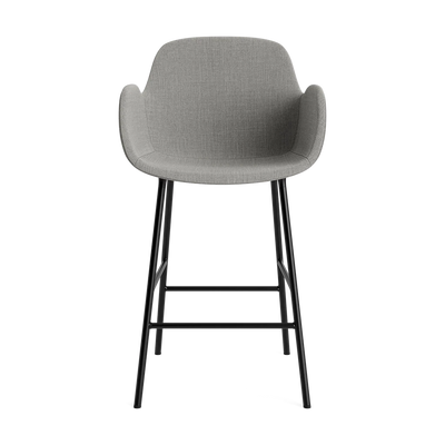 Form Bar Armchair 65 cm Full Upholstery Steel by Normann Copenhagen