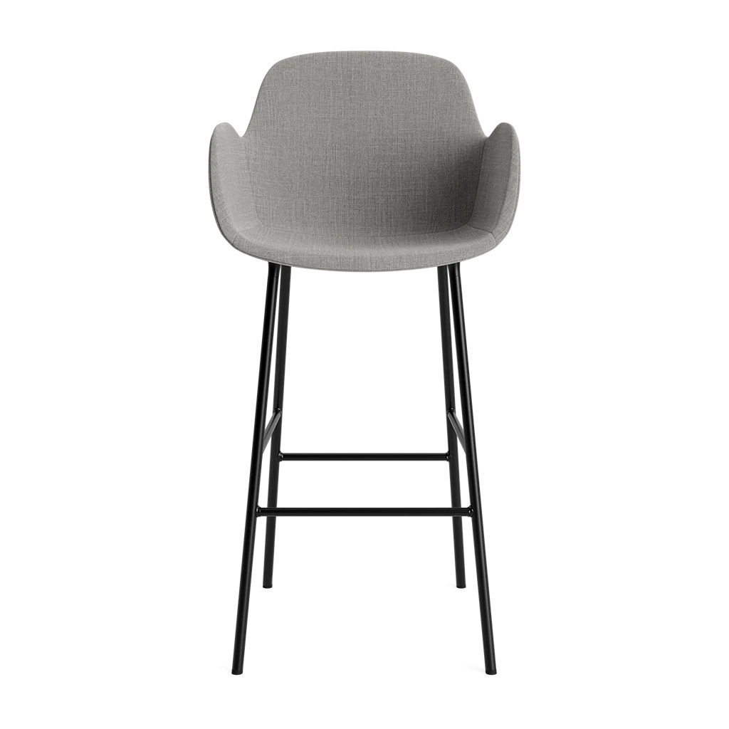 Form Bar Armchair 75 cm Full Upholstery Steel by Normann Copenhagen