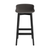 Hyg Barstool 75 cm Front Upholstery Wood by Normann Copenhagen