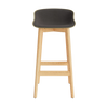 Hyg Barstool 75 cm Front Upholstery Wood by Normann Copenhagen