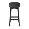 Hyg Barstool 75 cm Front Upholstery Wood by Normann Copenhagen