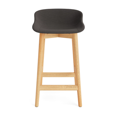 Hyg Barstool 65 cm Full Upholstery Wood by Normann Copenhagen