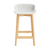 Hyg Barstool 65 cm Full Upholstery Wood by Normann Copenhagen