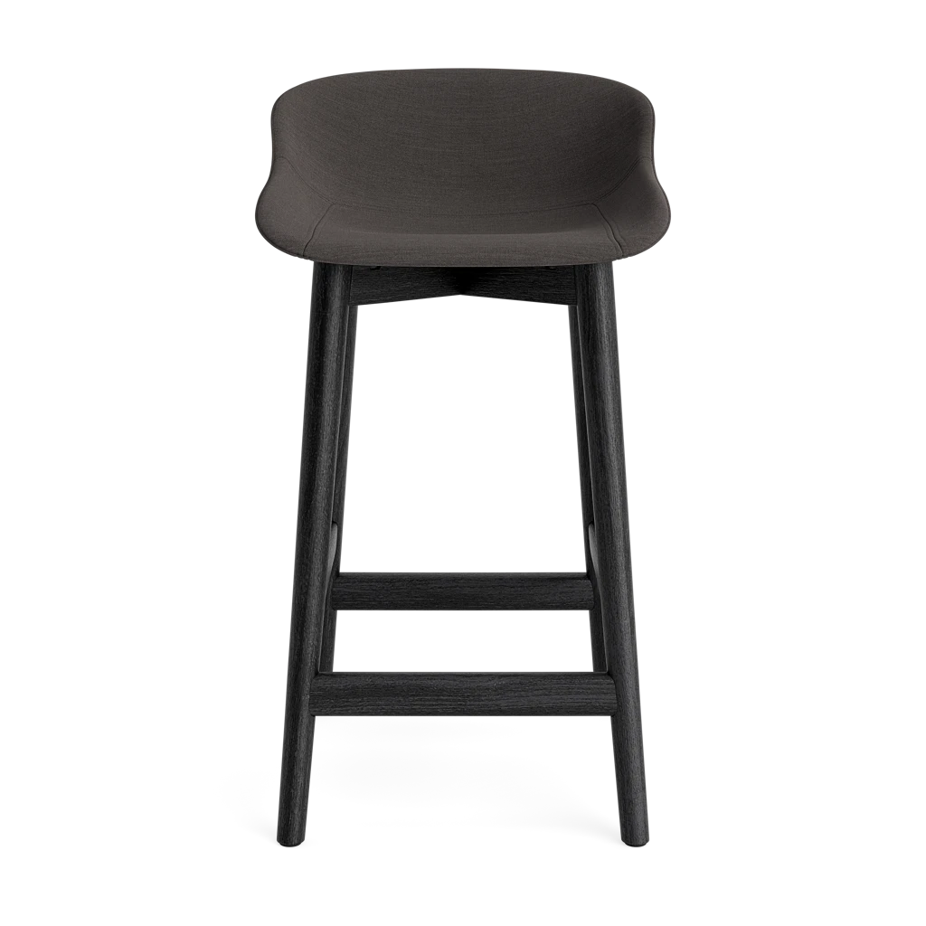 Hyg Barstool 65 cm Full Upholstery Wood by Normann Copenhagen