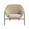Drape Lounge Chair Low Steel by Normann Copenhagen
