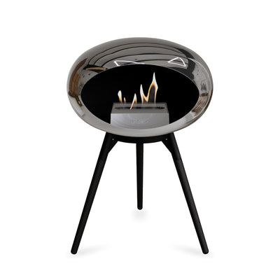 Le Feu Ground Low Dome - Chromed Silver by Le Feu