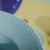 Rhombe Color Serving Bowl, Dark Blue, Ø: 8.7" by Lyngby Porcelæn
