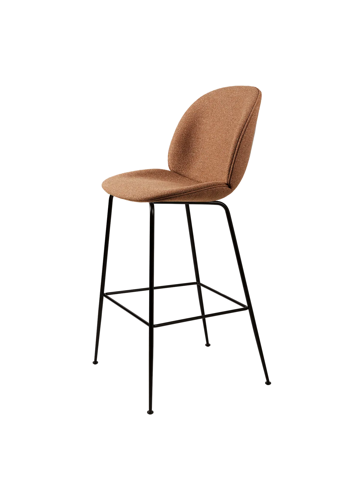 Beetle Bar Chair - Fully Upholstered - Conic Base by Gubi