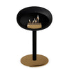 Le Feu Steel Low Dome - Black by Le Feu