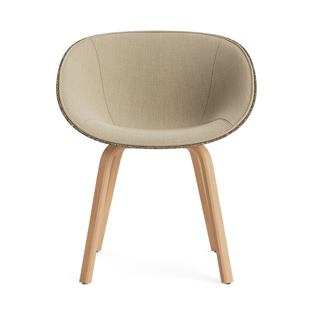 Mat Armchair Front Upholstery Wood by Normann Copenhagen