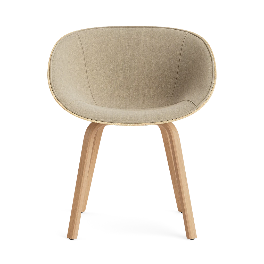Mat Armchair Front Upholstery Wood by Normann Copenhagen