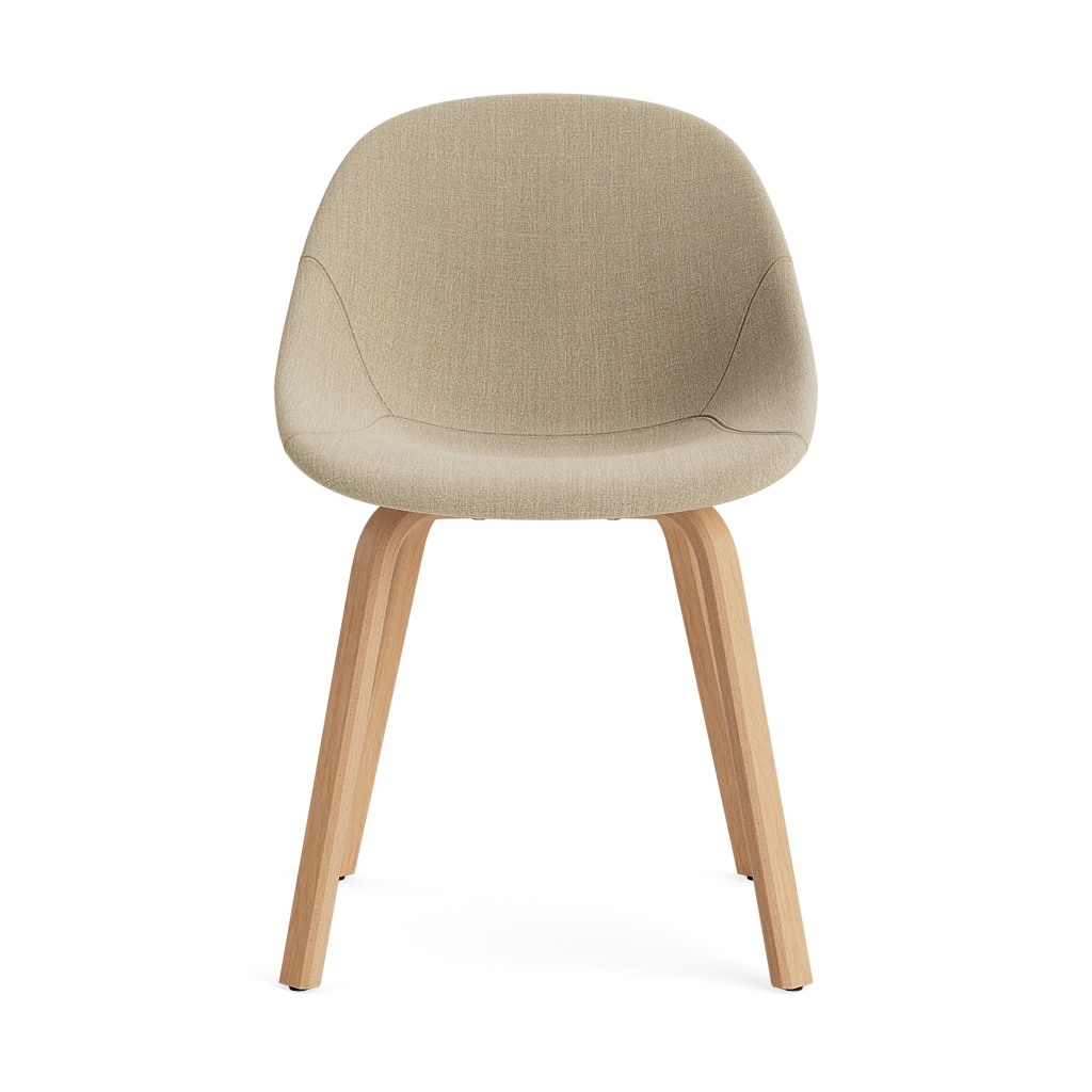 Mat Chair Full Upholstery Wood by Normann Copenhagen